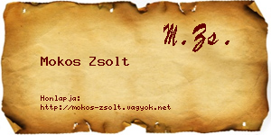 Mokos Zsolt névjegykártya