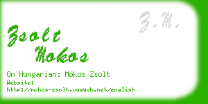 zsolt mokos business card